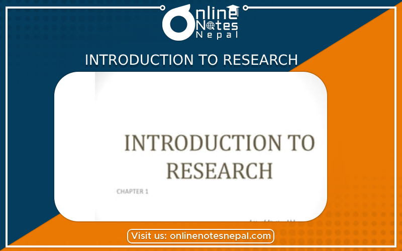 Introduction to Research